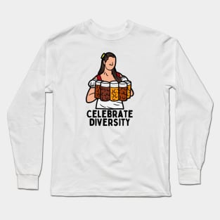 Celebrate Diversity - Beer Long Sleeve T-Shirt